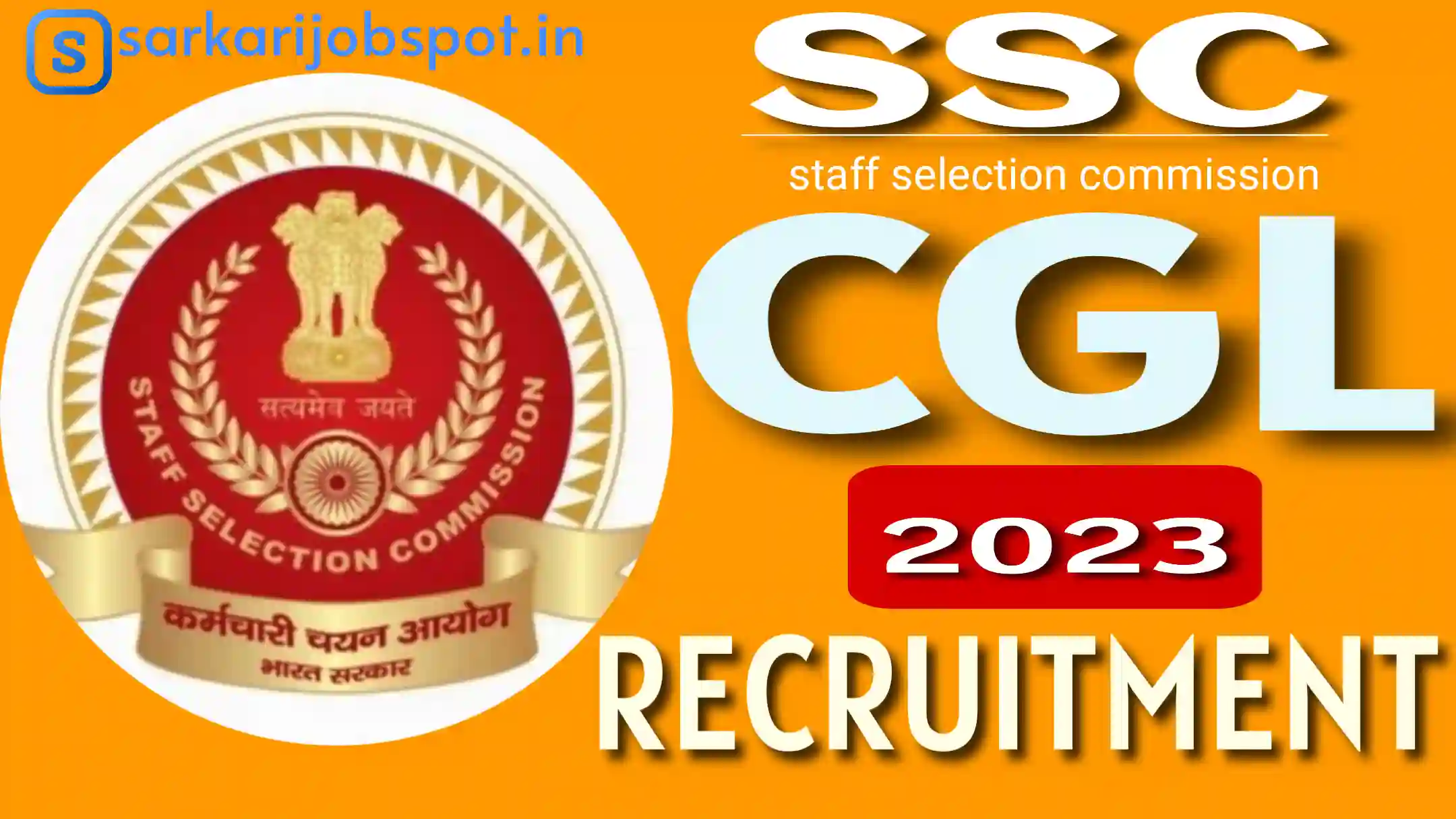 Ssc cgl notification 2023